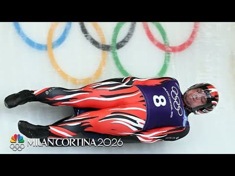 Austrian lugers impress in men's training session | Winter Olympics 2026 | NBC Sports
