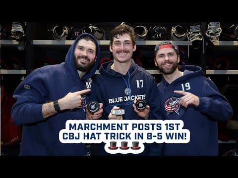 Mason Marchment Posts His FIRST HAT TRICK in 8-5 Win! 🎩🎩🎩 | Postgame Media