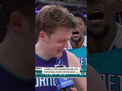 LaMelo and Brandon are hype & crashed Kon's intervierw 😂