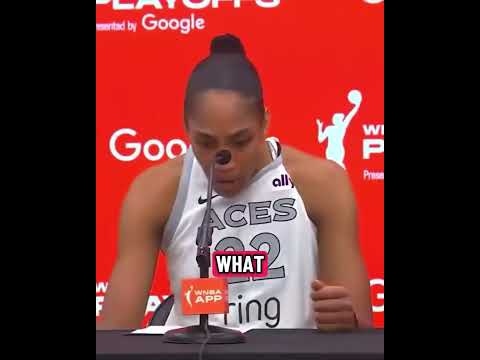 Coach had jokes for A'ja Wilson 😂