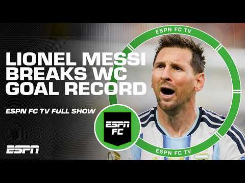 Another HISTORIC World Cup day 🍿 Messi breaks goal record + Mbappe & Haaland shine again | ESPN FC