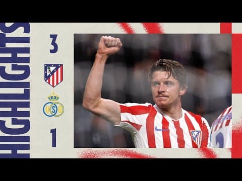 Atlético de Madrid 3-1 Union Saint-Gilloise | ⚽ Julián Alvarez, Gallagher & Llorente | HIGHLIGHTS