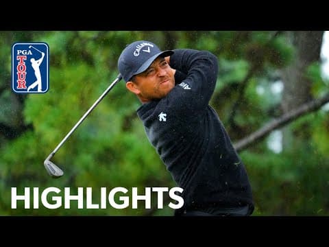 Xander Schauffele takes share of lead | Round 3 Highlights | Baycurrent | 2025
