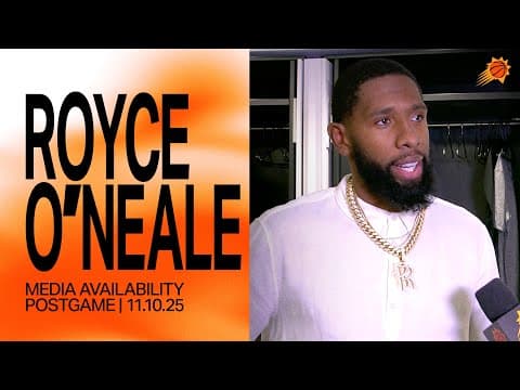 Royce O'Neale Postgame Media Availability | Phoenix Suns | 11-10-25