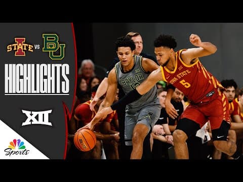 No. 3 Iowa State vs. Baylor | COLLEGE BASKETBALL HIGHLIGHTS | 1/7/26 | NBC Sports
