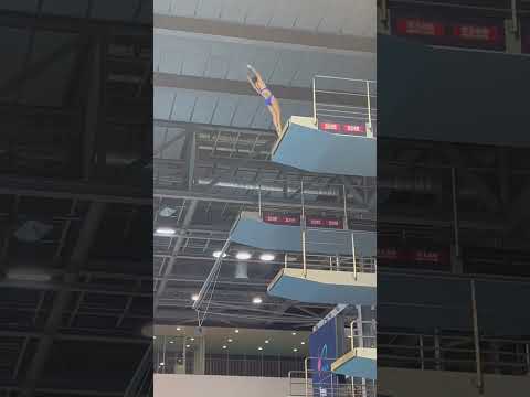 Olympic Champion in action at the FINA Diving World Cup