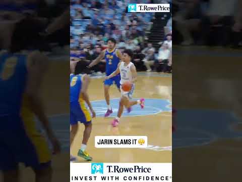 A season-high 19 points for Jarin Stevenson 💪 #unc #collegebasketball #accbasketball #basketball