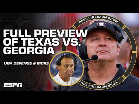 Texas vs. Georgia FULL PREVIEW 👀 Tebow says UGA is getting BETTER on defense 😳 | PFS
