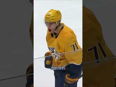 The rookie ties it with a PPG 🗣️ #predsnhl