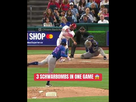 It's Kyle Schwarber's FIFTH career game with 3+ homers 😳