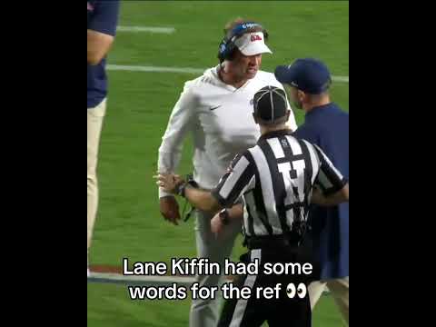 Lane Kiffin wasn’t happy 👀
