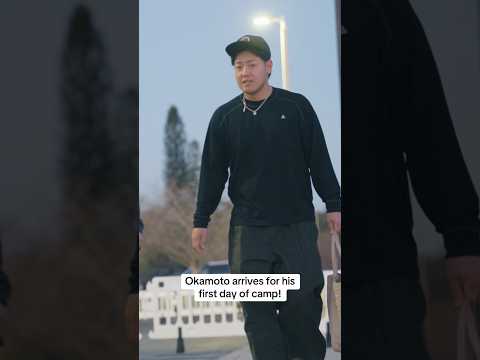 ☀️ Good morning, Kazuma Okamoto! 和真、おはよう！#MLB #BlueJays #Toronto #SpringTraining