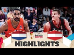 Netherlands 🇳🇱 v Austria 🇦🇹 | Highlights | FIBA Basketball World Cup 2027 European Qualifiers