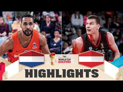 Netherlands 🇳🇱 v Austria 🇦🇹 | Highlights | FIBA Basketball World Cup 2027 European Qualifiers