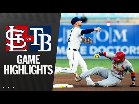 Cardinals vs. Rays Game Highlights (8/21/25) | MLB Highlights