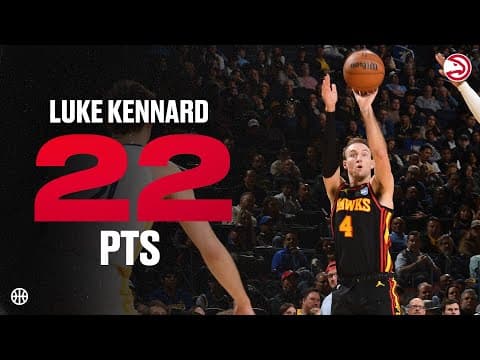 Luke Kennard lights it up with 22 points & 6 threes in Hawks Win over Warriors