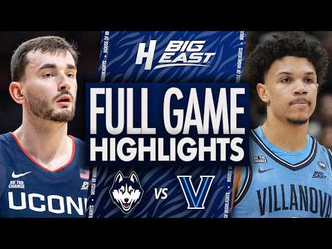 Uconn vs Villanova - FULL GAME HIGHLIGHTS | February 21, 2026 | BIG EAST College Basketball