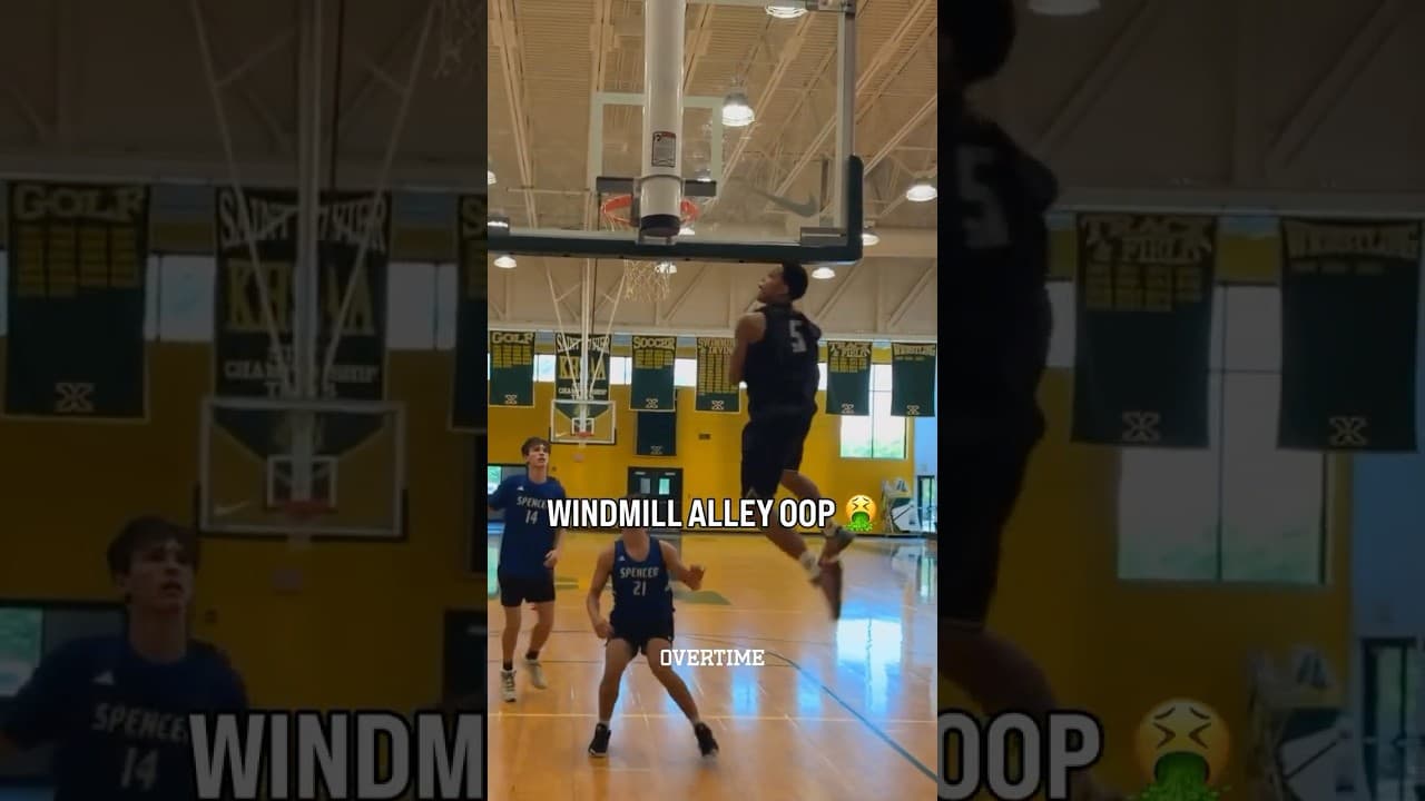 THAT’S A HS SOPHOMORE WITH PRO BOUNCE 🤯