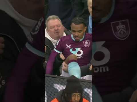 Up close and personal 🤣 #burnleyfc #football #premierleague