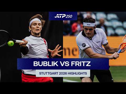 Alexander Bublik vs. Taylor Fritz Highlights | Stuttgart 2026 Semi-Final