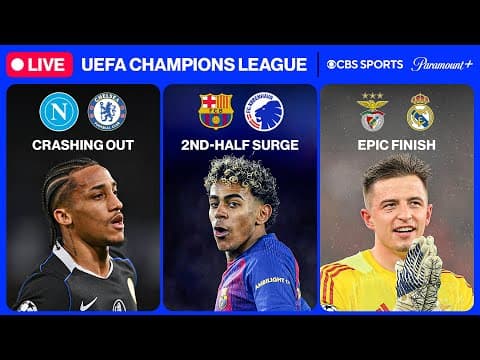 UEFA Champions League 24/7 ⭐ | MD8: Chelsea, Benfica & MORE | Friday 2/6 | CBS Sports Golazo
