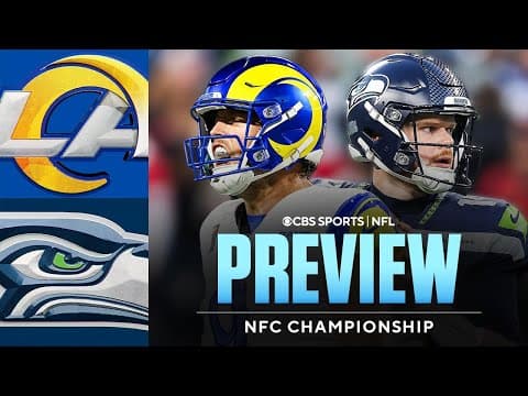 Rams vs Seahawks NFC Championship PREVIEW: Which team advances to the Super Bowl?