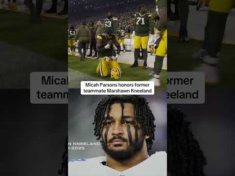 Micah Parsons honors Marshawn Kneeland ❤️ (via NFL/TT)