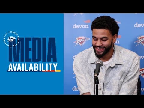 Ajay Mitchell on Hartenstein and Team’s Mentality in Thunder Win⏐Post Game Media⏐November 7, 2025