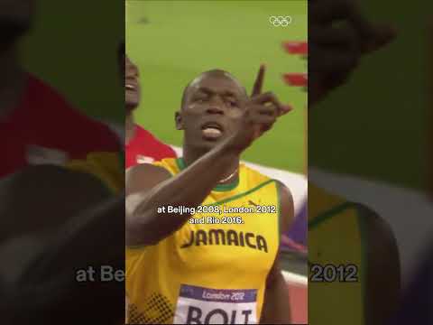 Three straight 100m golds. Usain Bolt didn’t just run, he flew into history!⚡🏃‍♂️🥇 #MoreThanSport