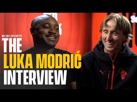 Luka Modric EXCLUSIVE | Legend talks career, World Cup, Croatia, AC Milan | CBS Sports Golazo