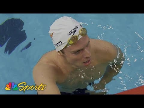 French superstar Leon Marchand dominates men's 400m IM final at Pro Swim Series Austin | NBC Sports