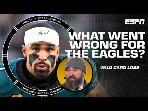 Jason Kelce says it felt like the Eagles were never able to come together 👀 | Monday Night Countdown