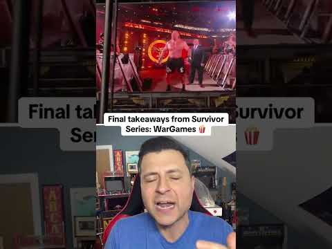 Arda Ocal's final thoughts on WWE #SurvivorSeries 📝 What was your favorite moment?