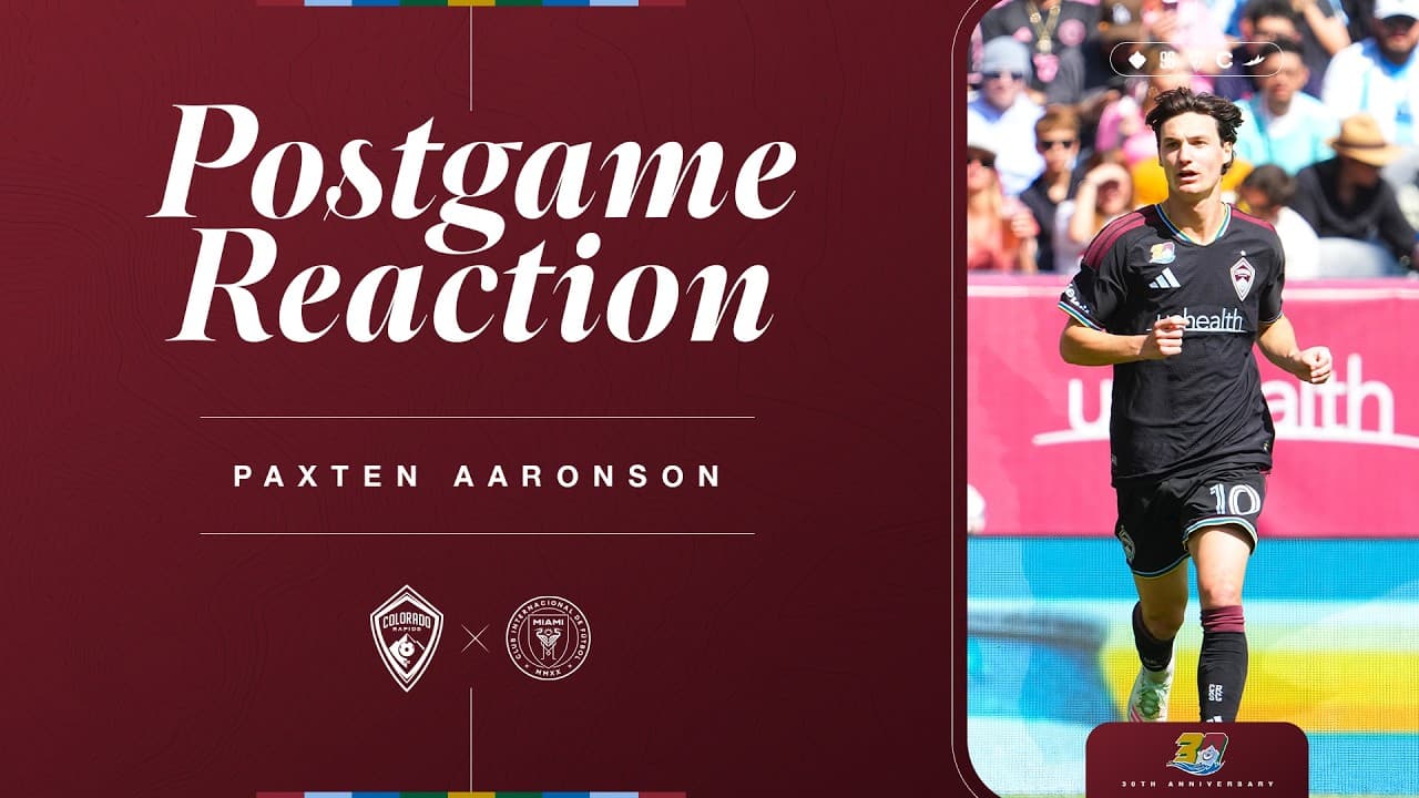 Postgame Reaction | Paxten Aaronson on performance in match with Miami