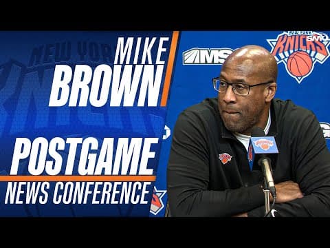 Mike Brown assesses Knicks third straight loss to Phoenix at MSG