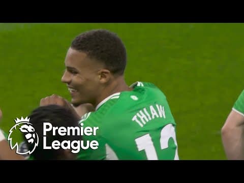 Malick Thiaw heads Newcastle in front of Everton | Premier League | NBC Sports