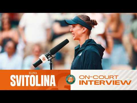 Elina Svitolina | Round 4 on-court Interview | Roland-Garros 2026