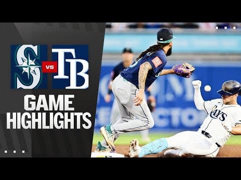 Mariners vs. Rays Game Highlights (9/2/25) | MLB Highlights