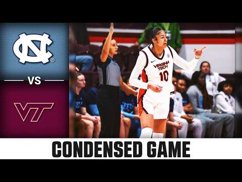 North Carolina vs. Virginia Tech Condensed Game | 2025-26 ACC Women's Basketball