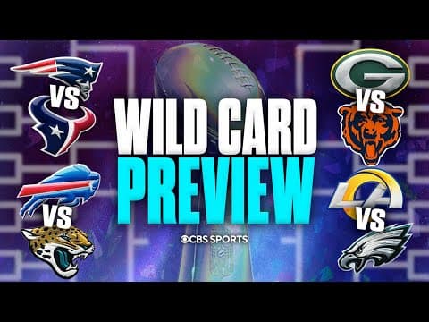 Previewing EVERY Wild Card matchup of the NFL Playoffs if the season ENDED TODAY 👀