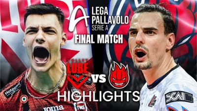 Perugia vs Lube | Highlights | Superlega Play Offs | Final Game 3