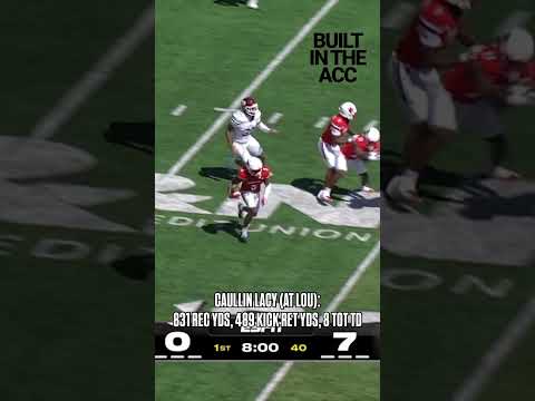 👨‍💻 Gadget all over the field. Caullin Lacy is #BuiltInTheACC    #nfldraft #louisville #cfb