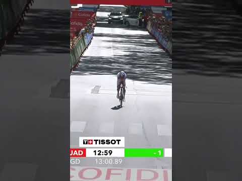 What a ride from Jay Vine 😲  He goes less than *1* second slower than Filippo Ganna 👏