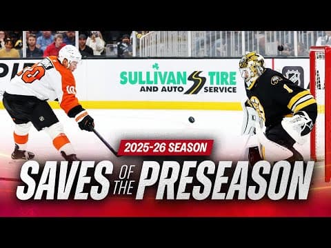 Insane NHL Preseason Saves 🚫 Demko, Lindgren, Tarasov & More!