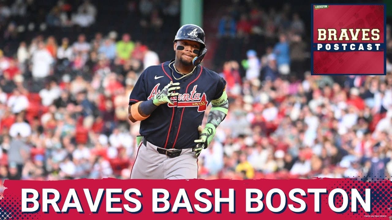 BRAVES POSTCAST: Atlanta Braves absolutely BLAST Boston Red Sox in series finale LIVE REACTION