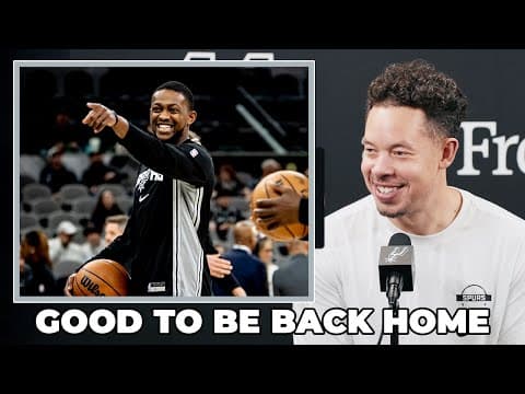 Mitch Johnson on Spurs Returning Home vs. Wizards after NBA Cup Final