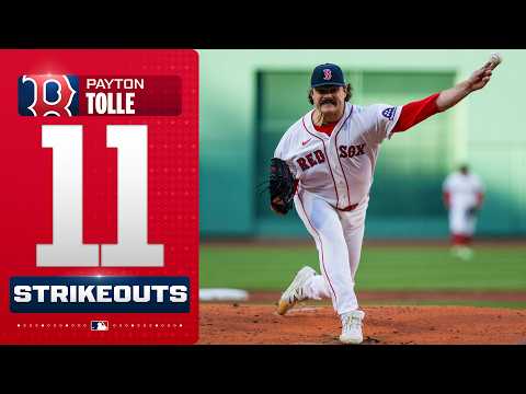 Payton Tolle was COOKING for the Red Sox! 🔥😤 (11 strikeouts in a quality start!)  | MLB Highlights