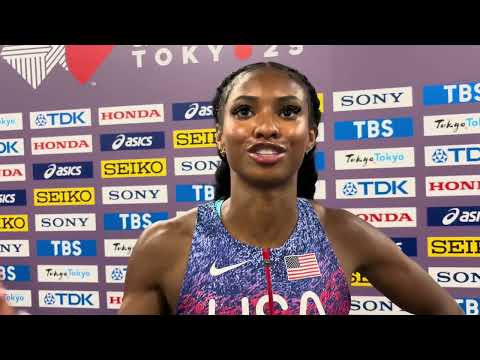 Masai Russell Explains What Happened After 4th Place in 100H Final At 2025 Tokyo World Championships
