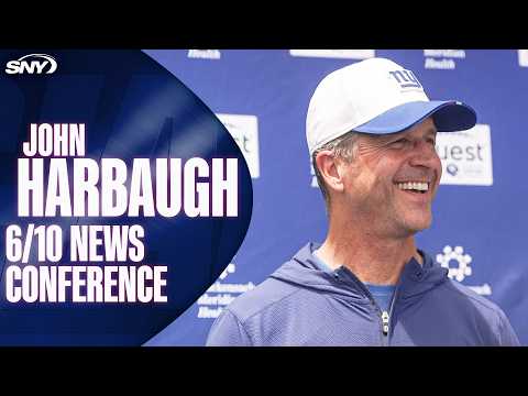John Harbaugh shares Malik Nabers update and Joe Schoen extension reaction