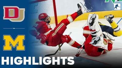 Denver vs Michigan | NCAA Hockey Frozen Four Semi Final | Highlights - April 09, 2026